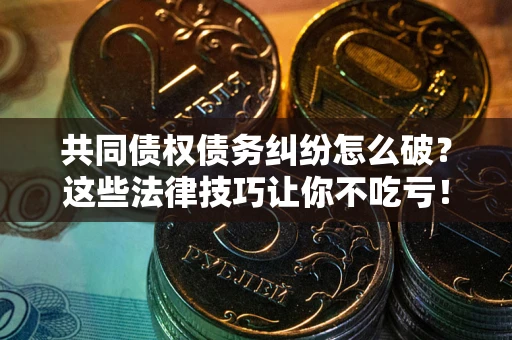 北京共同债权债务纠纷怎么破？这些法律技巧让你不吃亏！