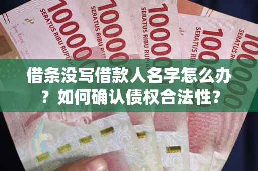 北京借条没写借款人名字怎么办？如何确认债权合法性？