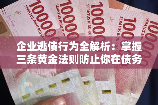 北京企业逃债行为全解析：掌握三条黄金法则防止你在债务乱局中“踩雷”