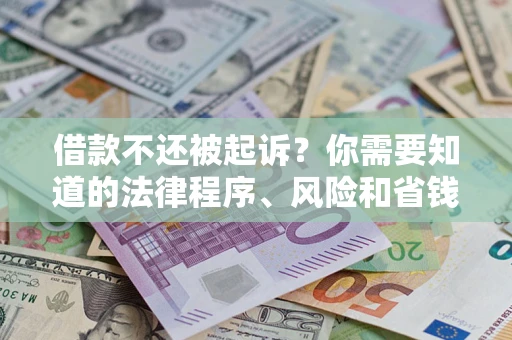 北京借款不还被起诉？你需要知道的法律程序、风险和省钱技巧
